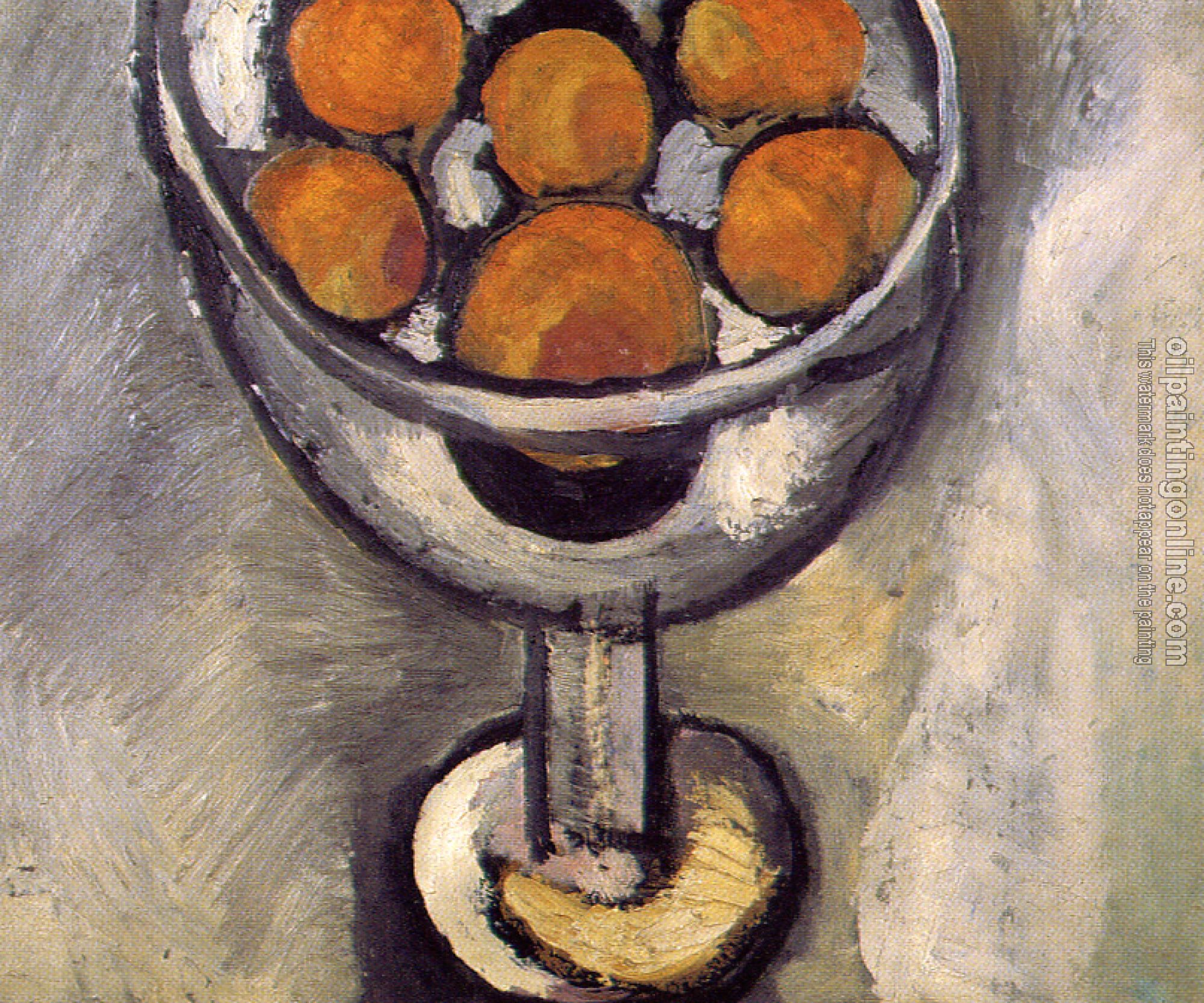 Matisse, Henri Emile Benoit - a vase with oranges